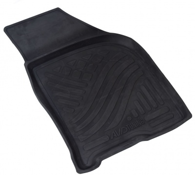Коврики салона резиновые с бортиком для Chevrolet Lacetti