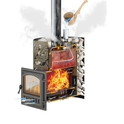 Печь для бани Эверест Легкий пар (280)