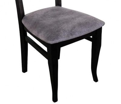 Стул МДК-93 Венге Микровелюр серый 