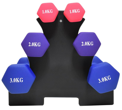 Набор гантелей виниловых ATLAS SPORT FITNES 12 кг