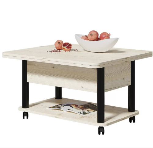 Стол-трансформер Джокер гаскон пайн светлый черный 