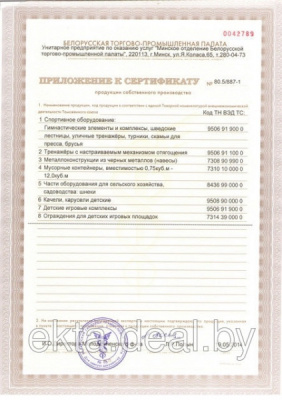 Шведская стенка ЭКТА PRO 1 с навесным бел-крас