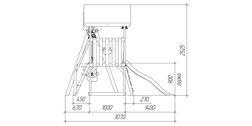 Детская площадка для дачи Савушка TooSun 11 синий