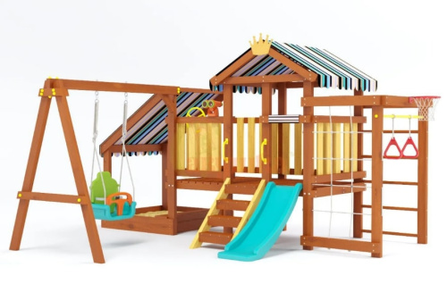 Детская спортивная площадка для дачи Савушка Baby Play 12 (Priority)