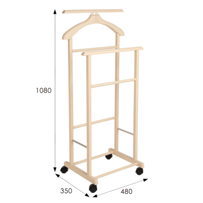 Вешалка костюмная В 22Н слоновая кость 