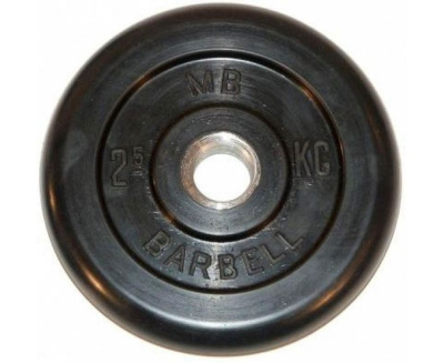 Диск обрезиненный 26 мм 2,5 кг MB-PLTB26-2,5