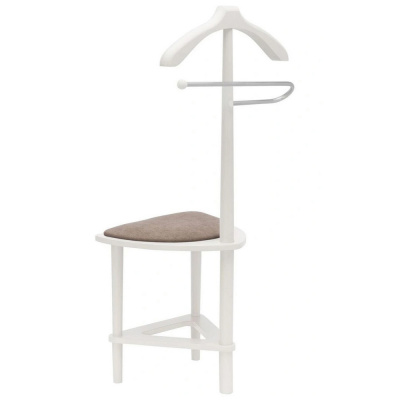 Вешалка костюмная с сиденьем В 26Н белый 