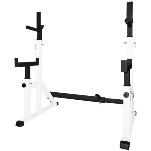 Стойка с подстраховкой Central Sport телескопическая белая