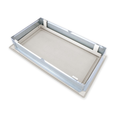 Вентиляционная решетка кремовый 17х30