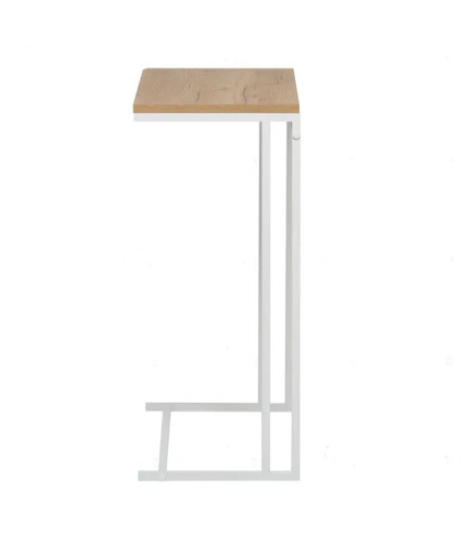 Стол приставной Leset Стилвуд 1 белый дуб крафт золотой 