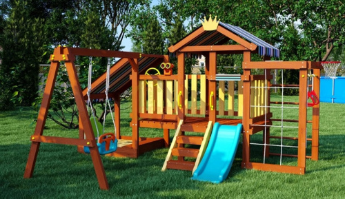 Детская спортивная площадка для дачи Савушка Baby Play 12 (Priority)