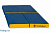 Мат № 11 100 x 100 x 10 складной 4 сложения Perfetto Sport сине-жёлтый