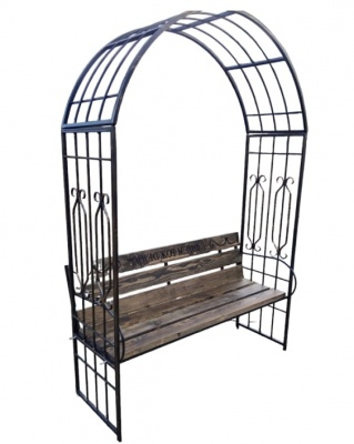 Скамейка с аркой С Днем рождения С58 Саниджи