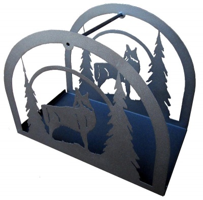 Дровница №14 Волк