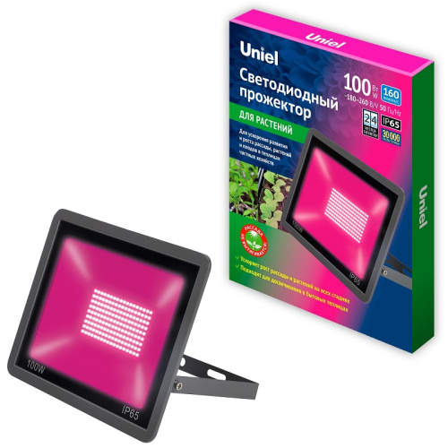 Светильник для растений Uniel ULF-P42-100W/SPBR IP65 180-260V / UL-00010385