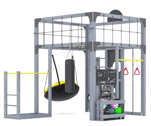 Детская площадка для дачи Савушка КУБ-1 Серый