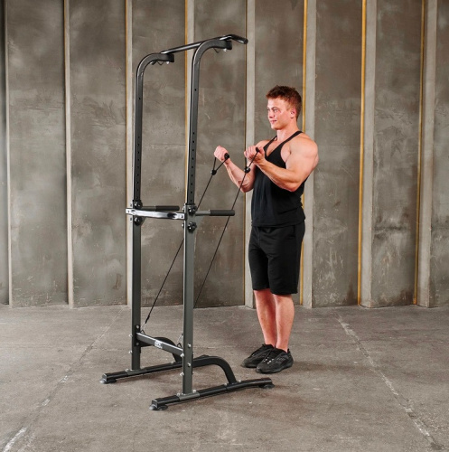 Турник-брусья DFC G007G серый