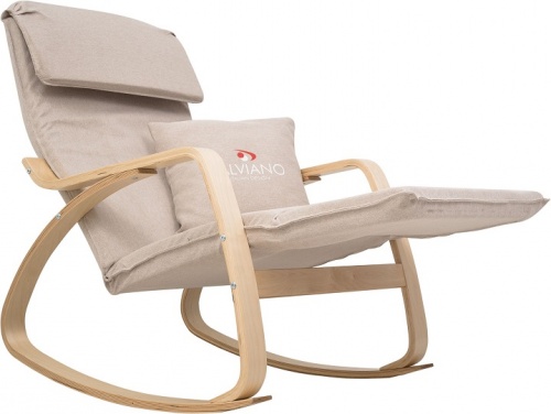 Кресло-качалка Calviano Comfort 1 светло-бежевое