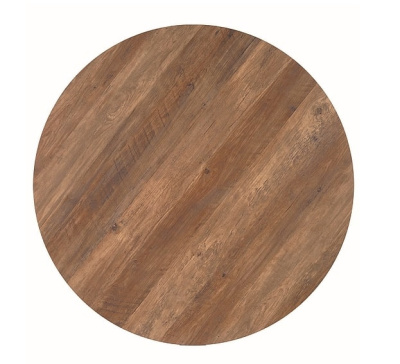 Стол обеденный SIGNAL OAKLAND орех черный d100 