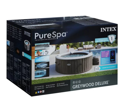 Бассейн-джакузи Intex Greywood Deluxe 216x71 см (28442GN)