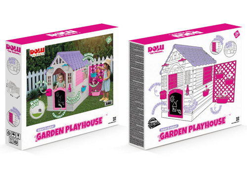 Домик для детской площадки Dolu Garden Play house 2578 розовый