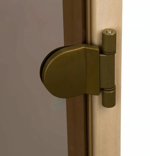 Дверь стеклянная Бронза 1800х700мм (8мм) Хвоя 