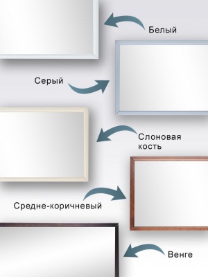 Зеркало настенное Артемида белый 
