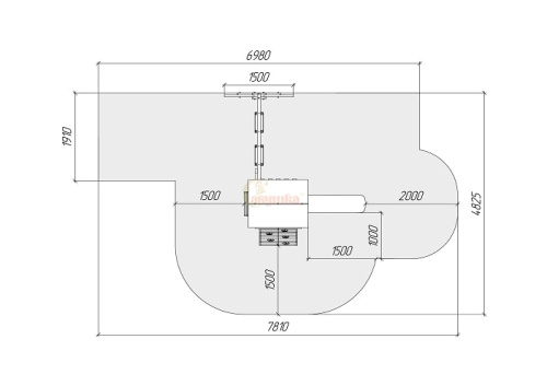Детская площадка для дачи Савушка TooSun 2 