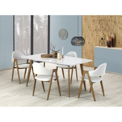 Стул HALMAR K247 белый дуб медовый 