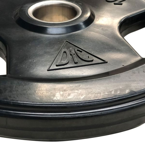 Диск обрезиненный DFC с хватом 51 мм 10 кг WP015-51-10 