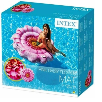 Надувной плот Intex Розовая маргаритка 142 см 58787EU