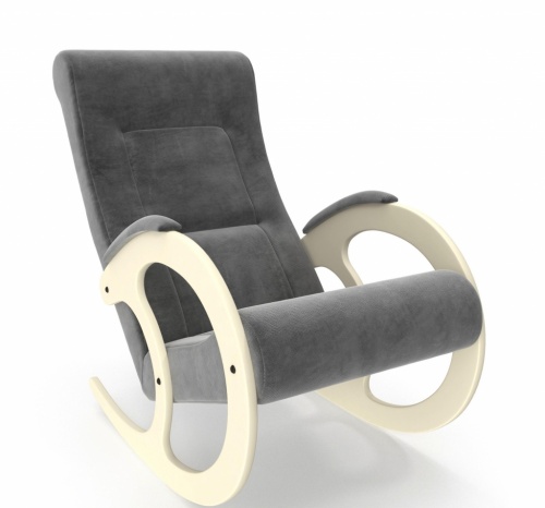 Кресло-качалка Модель 3 Verona Antazite Grey сливочный