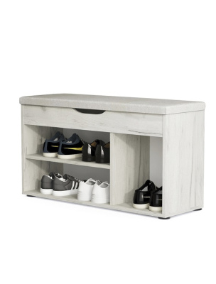 Банкетка Норд СН-122.08 дуб крафт белый 