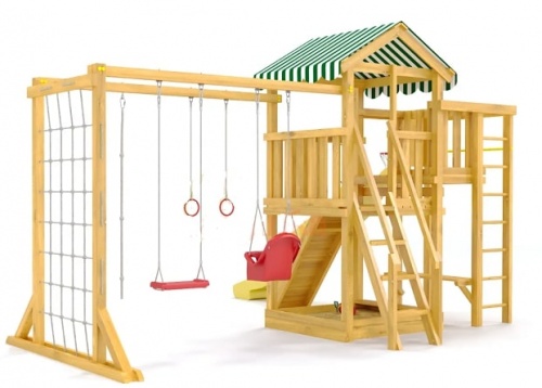 Детская спортивная площадка для дачи Савушка Мастер 4 Plus