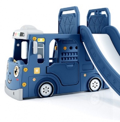 Горка + игровая зона Автомобиль PS-049-B синий