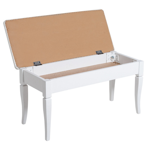 Банкетка Вивальди М экокожа белый 