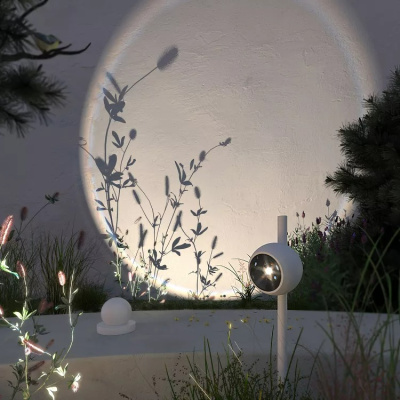 Бра уличное Elektrostandard Ball LED 35143/F белый