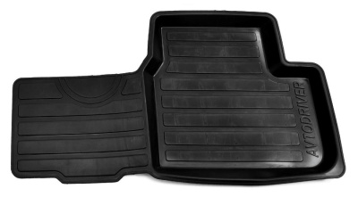 Коврики салона резиновые с бортиком для Chevrolet Spark