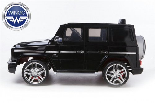 Детский электромобиль WINGO MERCEDES G-63 EVO LUX (Лицензионная модель) Черный