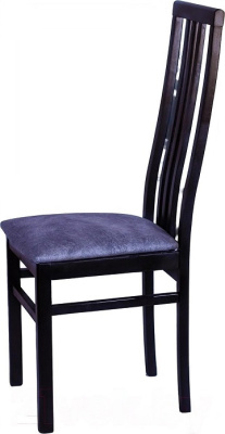 Стул МДК-82 Венге Микровелюр серый 