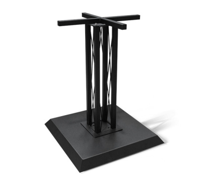 Стол Sheffilton SHT-TU6-BS2/80 МДФ черный муар белый шагрень 