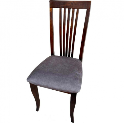 Стул МДК-99 орех Микровелюр коричневый 