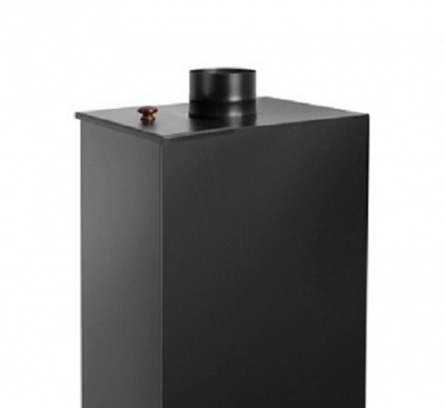 Бак BLACK на трубе 80л д.115 Прямоугольный