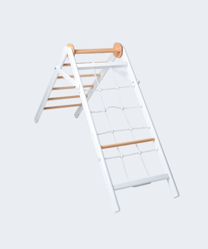 Детский спортивный комплекс Perfetto sport Piccolo angolo in legno bianco-naturale PS-109 Мини