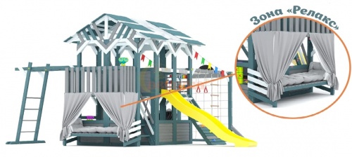 Детский игровой комплекс для дачи Савушка PlayHouse-3