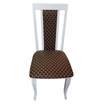 Стул Б-2230.1 Эмаль белая Нота браун 