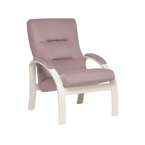 Кресло Leset Лион слоновая кость Velur V11 