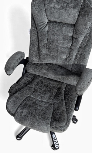 Вибромассажное кресло CALVIANO Veroni 56 серый плюш 
