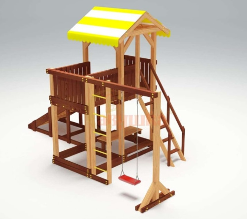 Детская спортивная площадка для дачи Савушка 4 Cезона 5