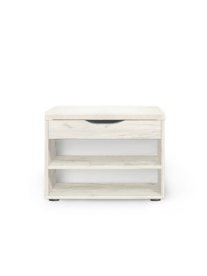 Банкетка Этна СН-122.07 дуб крафт белый 